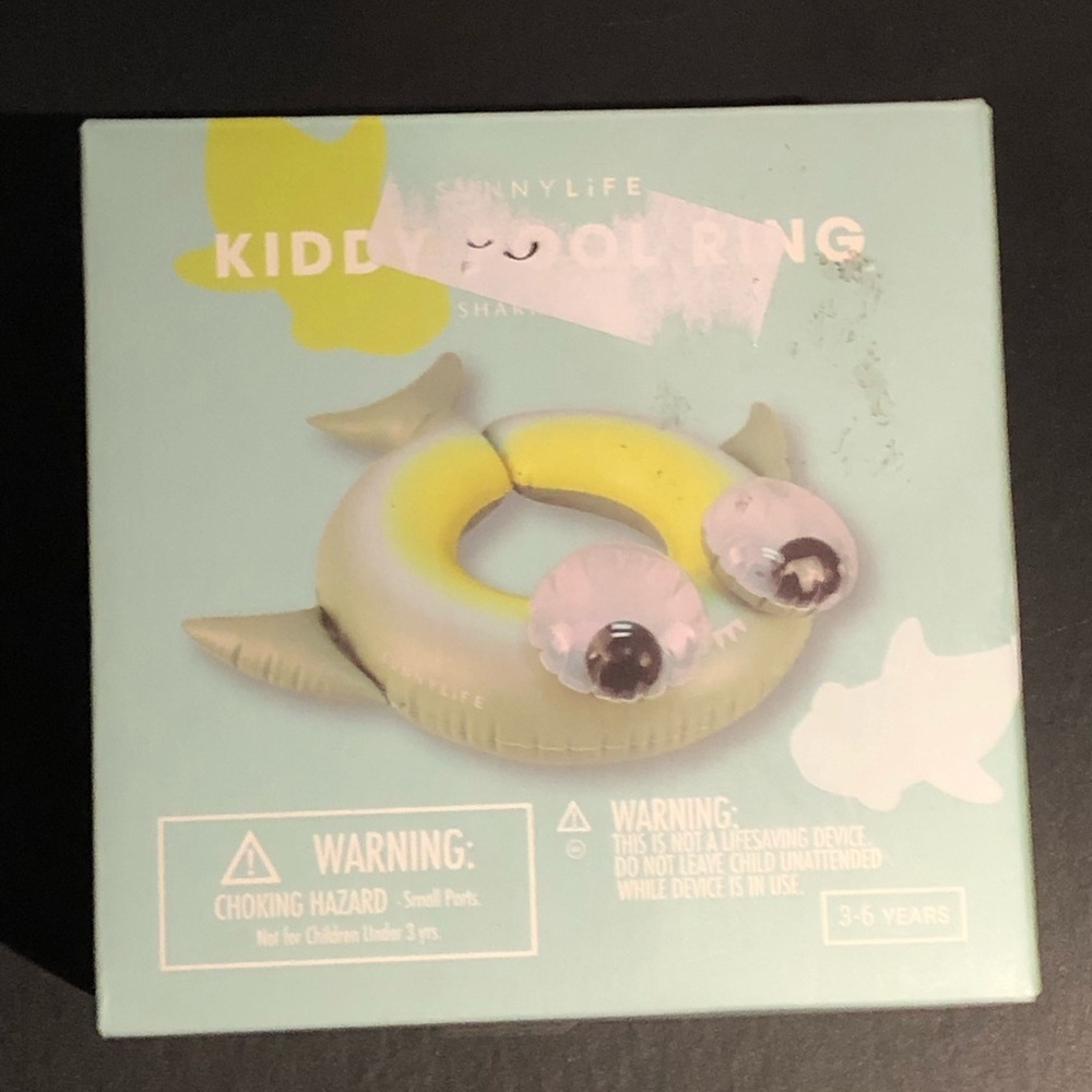 3/$20 Sunnylife Kids Shark Pool Ring